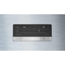 Bosch Series 4 Free-Standing Fridge Freezer 563 Liter With Freezer, KDN56Xl31M, Stainless Steel, 1 Year Warranty
