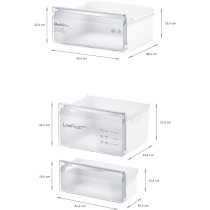 Bosch Series 2, ‎268 Liters, Built-In Fridge-Freezer Refrigerator With Freezer At Bottom, Sliding Hinge, Model - KIV87NSF0M, With  1 Year Standard Warranty