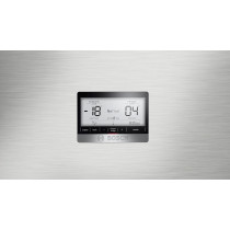 Bosch Series 6, Free-Standing Fridge-Freezer Refrigerator with freezer at top, 186 x 86 cm, Vita Fresh. No Frost Stainless steel KDD86AI31M With 1-Year Manufacturer Warranty