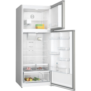 Bosch Series 4 Free-Standing Fridge-Freezer With Freezer, Stainless Steel With Anti-Fingerprint, Model- KDN76XI30M With1 Year Manufacturer Warranty.