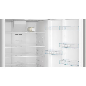 Bosch Series 4 Free-Standing Fridge-Freezer With Freezer, Stainless Steel With Anti-Fingerprint, Model- KDN76XI30M With1 Year Manufacturer Warranty.