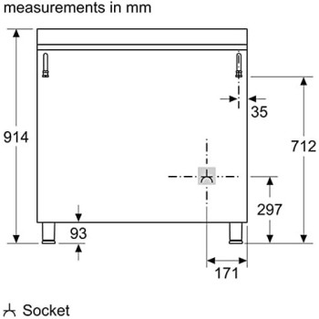 Bosch Series 8 Gas Range Cooker Stainless Steel, HIZ5G7W50M, 1 Year Warranty
