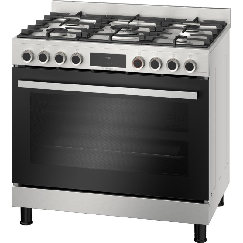 Bosch Series 8 Gas Range Cooker Stainless Steel, HIZ5G7W50M, 1 Year Warranty
