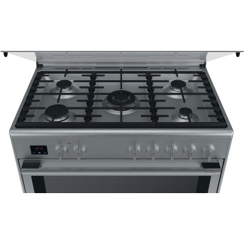 Bosch Top Gas And Electric Oven Free Standing Cooker, HSB738357M, 1 Year Warranty