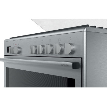 Bosch Top Gas And Electric Oven Free Standing Cooker, HSB738357M, 1 Year Warranty