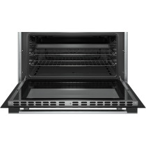 Bosch Series 8, 90X60 cm, 5 High Speed Ceramic Cooking Zones Electric Range Cooker, Stainless Steel HKK99V850M Min 1 year manufacturer warranty