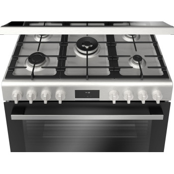 Bosch Series 6 Gas Range Cooker Stainless Steel, HGX5H8W50M, 1 Year Warranty
