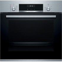 Bosch Series 6 Built-In Oven With Added Steam Function, LCD Display Control, 8 Heating Methods, Stainless Steel, HIJ557YS0M, 1 Year Warranty