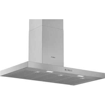 Bosch Serie, 90 Cm, Wall-Mounted Cooker Hood, Stainless Steel, DWB94BC51B, 1 Year Warranty