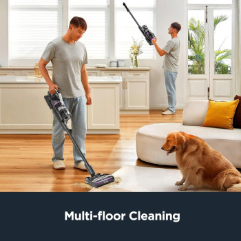 Eureka Cordless Vacuum Cleaner, 550W 60 Mins Running 5-In-1 Powerful Househould Wireless Vacuum 19KPA With Led Headlights For Home Carpet Hard Floor Car Pet Hair, 1 Year Warranty