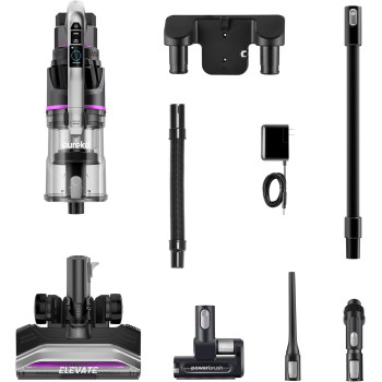 Eureka Cordless Vacuum Cleaner, 550W 60 Mins Running 5-In-1 Powerful Househould Wireless Vacuum 19KPA With Led Headlights For Home Carpet Hard Floor Car Pet Hair, 1 Year Warranty