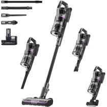 Eureka Cordless Vacuum Cleaner, 550W 60 Mins Running 5-In-1 Powerful Househould Wireless Vacuum 19KPA With Led Headlights For Home Carpet Hard Floor Car Pet Hair, 1 Year Warranty