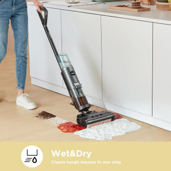 Eureka Comfee Wet Dry Vacuum Cleaner And Mop With Self Cleaning, 3 In 1 Powerful Vacuum Mop, Wash And Dry With 2 Water Tank For Multi-Surfaces, Hard Floors, 1 Year Warranty