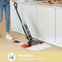 Eureka Comfee Wet Dry Vacuum Cleaner And Mop With Self Cleaning, 3 In 1 Powerful Vacuum Mop, Wash And Dry With 2 Water Tank For Multi-Surfaces, Hard Floors, 1 Year Warranty
