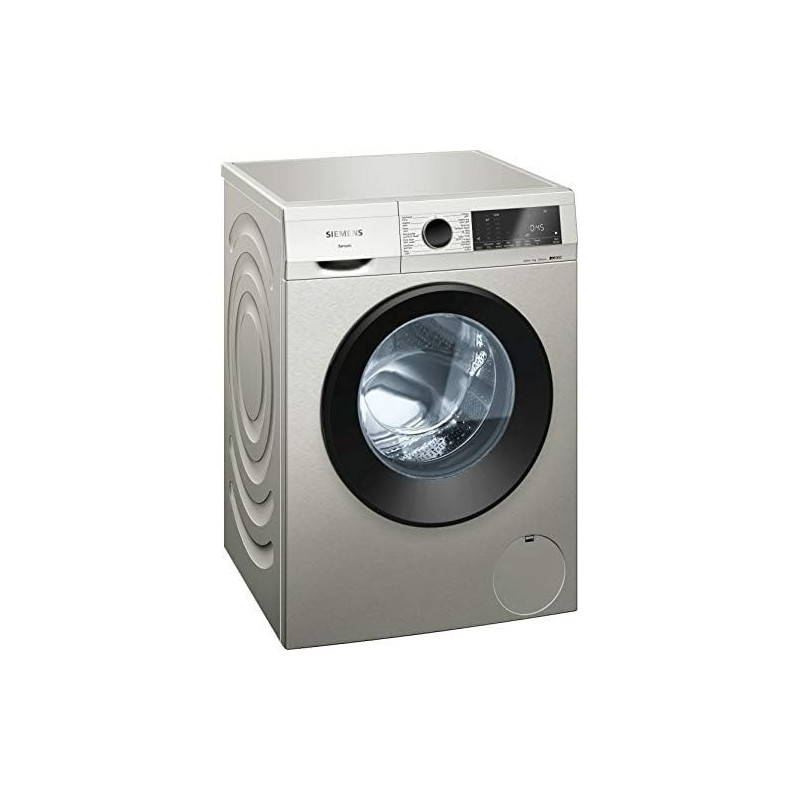 Siemens 9 Kg Front Load Washing Machine With Stain Removal System, German Engineering, Silver, 1 Year Warranty