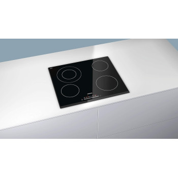 Siemens 60 Cm Built In Electric Hob, Black, ET651NF17Q, 1 Year Warranty