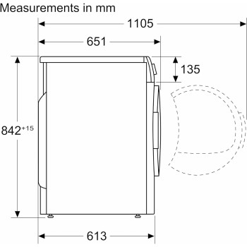 Siemens IQ 300, 8 Kg Heat Pump Dryer With Auto Dry Technology, German Engineering, White, 1 Year Warranty