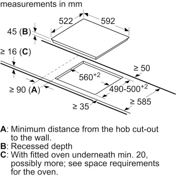 Siemens 60 Cm Built In Electric Hob, ET611FEB8M, 1 Year Warranty