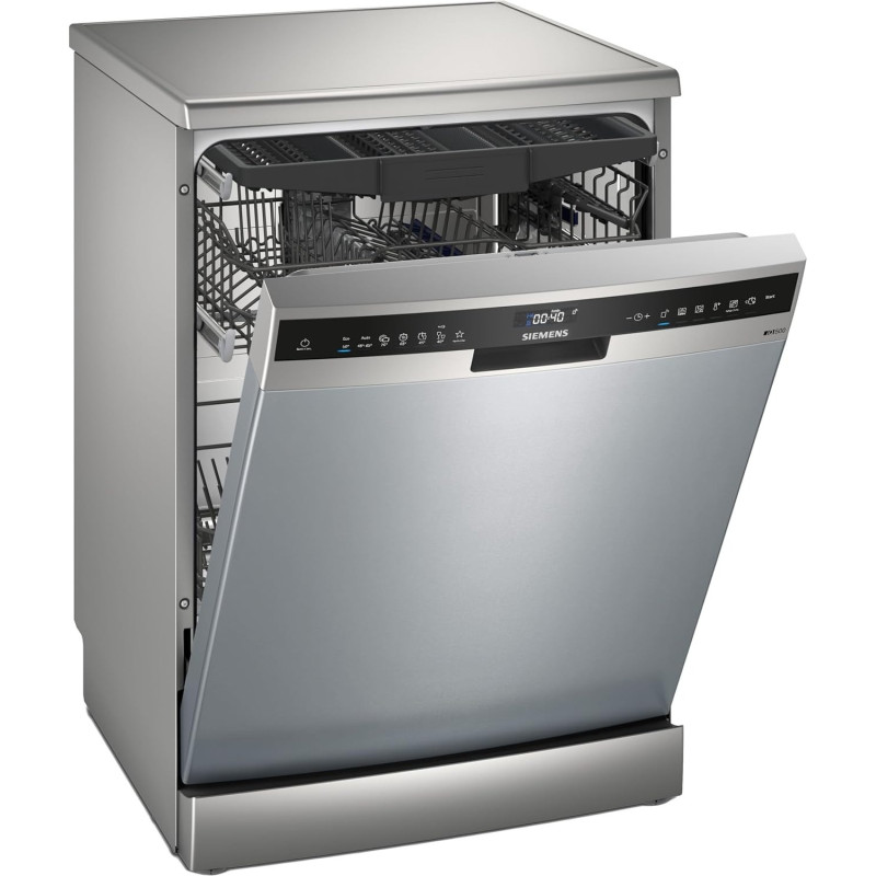 Siemens IQ500 60 CM Home Connect Freestanding Dishwasher With 14 Place Settings, German Engineered, Silver, 1 Year Warranty