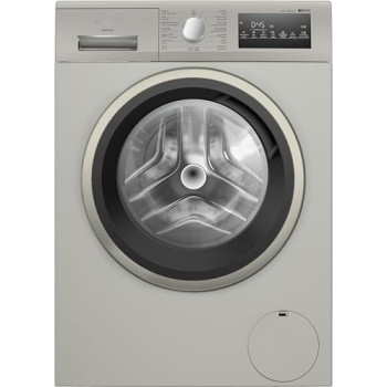 Siemens IQ300 8KG Front Load Fully Automatic Washing Machine, 1400 RPM, German Engineering, Silver, 1 Year Warranty