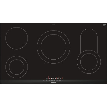 Siemens 90 Cm Built In Electric Hob, Made In Germany, Black, ET975FKB1Q, 1 Year Warranty