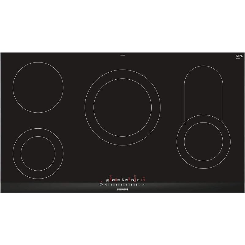 Siemens 90 Cm Built In Electric Hob, Made In Germany, Black, ET975FKB1Q, 1 Year Warranty