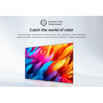 TCL 43 Inch Ultra HD Smart TV, Dual Core, Smart HDR, 4K TV, Netflix, YouTube, Dual Core Processor, Google TV - 43P61B