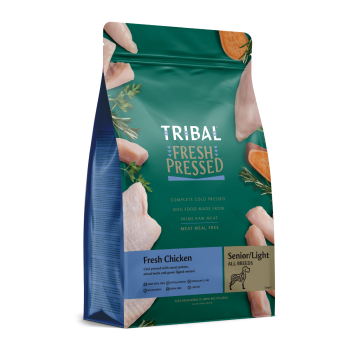 Tribal Fresh Pressed 12kg Complete Fresh Chicken Senior Light Dry Dog Food