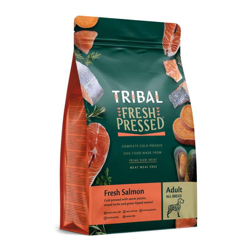Tribal Fresh Pressed 12kg Complete Fresh Salmon Adult Dry Dog Food