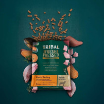 Tribal Fresh Pressed 2.5kg Complete Fresh Turkey Adult Dry Dog Food