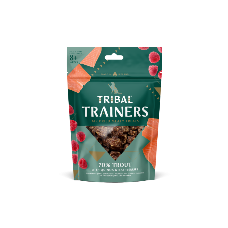 Tribal Trainers Trout Quinoa & Raspberry Dog Treats 80g
