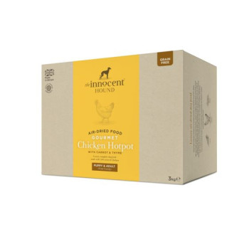 The Innocent Hound 3kg Air-Dried Gourmet Chicken Hotpot with Carrot & Thyme Puppy & Adult Dry Dog Food