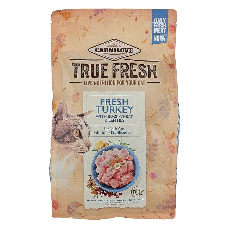 Carnilove True Fresh Turkey For Adult Cats, 1.8kg