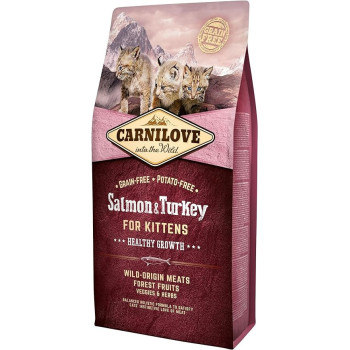 Carnilove Salmon And Turkey For Kittens, 6kg