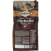 Carnilove Lamb And Wild Boar For Adult Cats, 6kg