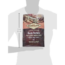 Carnilove Duck And Turkey For Large Breed Adult Cats, 2kg