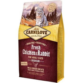 Carnilove Fresh Chicken And Rabbit For Adult Cats, 2kg