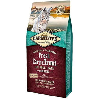 Carnilove Fresh Carp And Trout For Adult Cats, 2kg