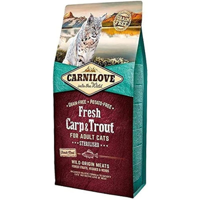 Carnilove Fresh Carp And Trout For Adult Cats, 2kg