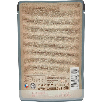 Carnilove  24pcs x 85g Trout Enriched With Echinacea For Adult Cats (Wet Food Pouches)