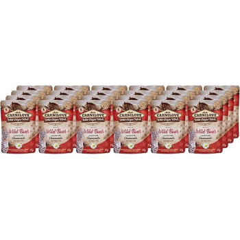 Carnilove 24pcs x 85g Wild Boar Enriched With Chamomile For Adult Cats (Wet Food Pouches)