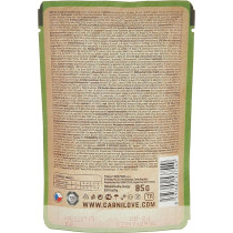 Carnilove 24pcs x 85g Duck Enriched With Catnip For Adult Cats (Wet Food Pouches)