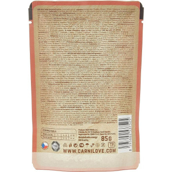 Carnilove Turkey Enriched With Valerian Root For Adult Cats (Wet Food Pouches) 24 x 85g