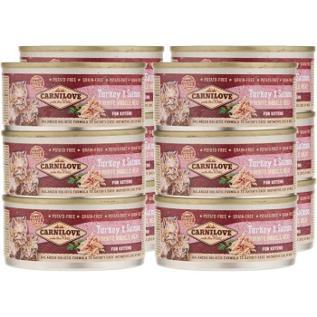 Carnilove Turkey And Salmon For Kittens (Wet Food Cans) 12 x 100g