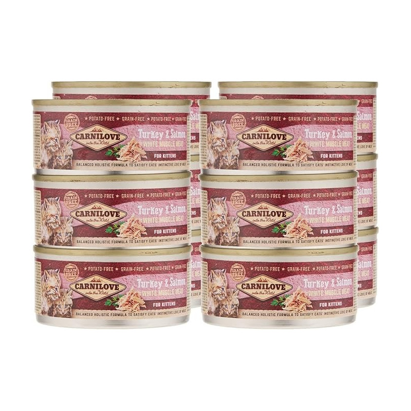 Carnilove Turkey And Salmon For Kittens (Wet Food Cans) 12 x 100g