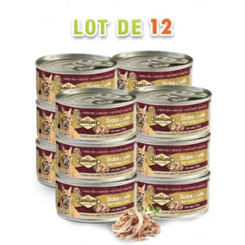 Carnilove Chicken And Lamb For Adult Cats (Wet Food Cans) 12 x 100g