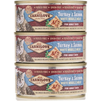 Carnilove Turkey And Salmon For Adult Cats (Wet Food Cans) 12 x 100g