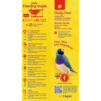 RIO Daily Food For Exotic Birds Nutritious Seed, 1kg