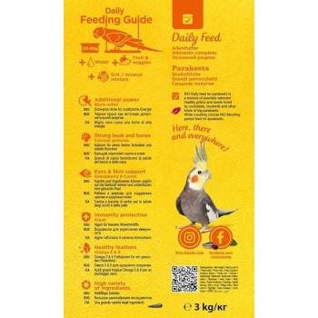 RIO Daily Food For Parakeets Nutritious Seed, 3kg