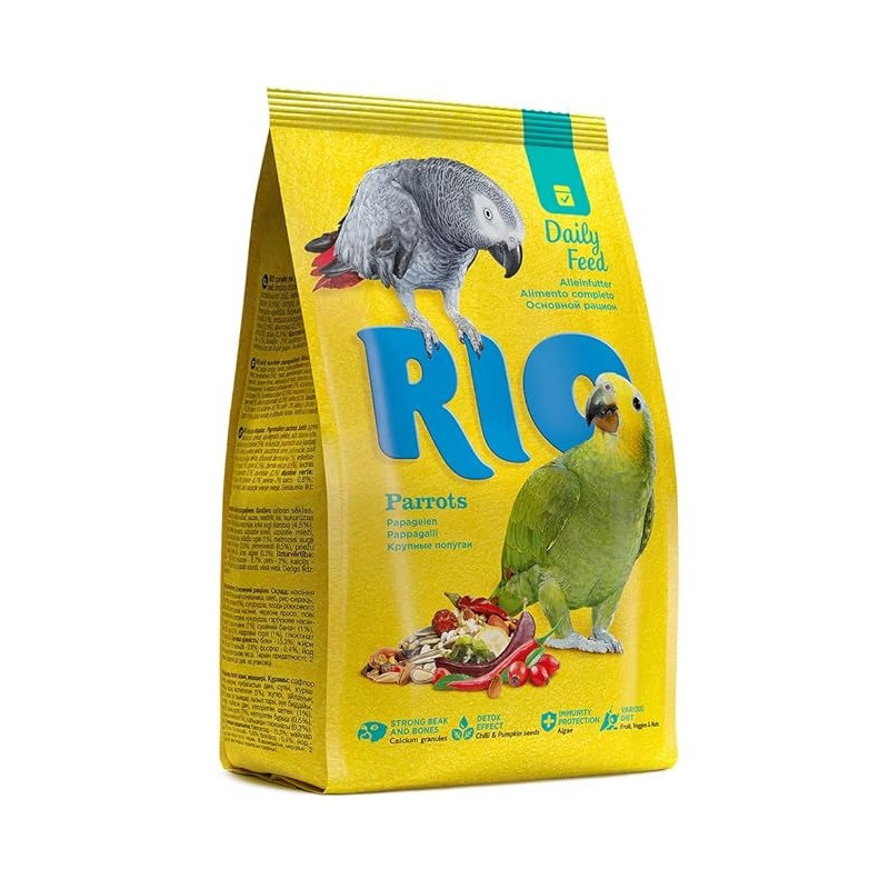 RIO Daily Food Nutritious Seed Blend For Parrots, 1kg